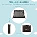 Dream On Me Travel Light Playard In Black, Lightweight, Portable And Easy To Carry Baby Playard, Indoor And Outdoor - With A Soft And Comfortable Mattress Pad, Black