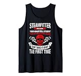 Pipefitter Gifts Funny Plumber Steamfitter Build It Right Camiseta sin Mangas