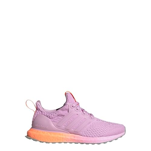 adidas Tênis de corrida unissex Ultraboost 5.0 DNA (criança grande), Bliss Lilac/Bliss Lilac/Beam Or