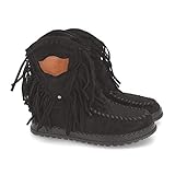 botines cuna interior Botin campero con flecos y bordados