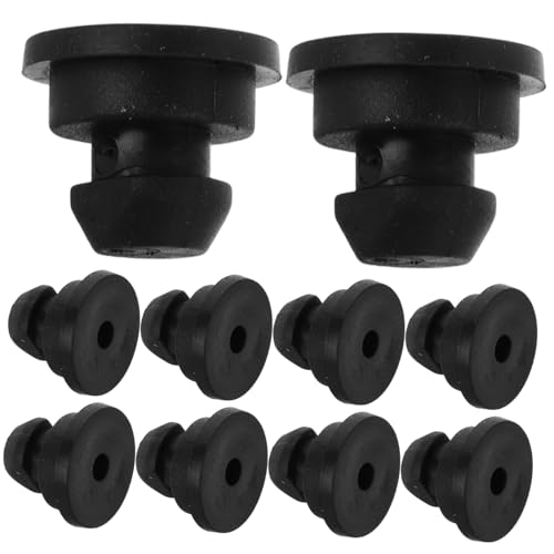 FUNOMOCYA 10pcs Rice Cooker Feet Bumpers Replacement for Rice Maker Anti Slip Black Rubber Feet