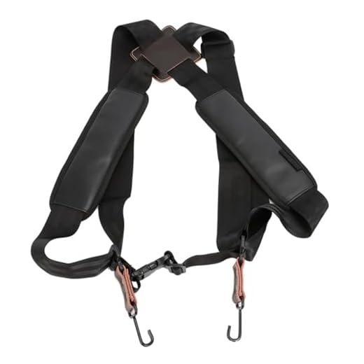 VOANZO Correa de Hombro para Tambor Africano con Acolchado Grueso y Suave, Correa Ajustable para Mochila de Tambor de percusión de 5 cm de Ancho, Material de poliéster Negro con diseño Transpirable