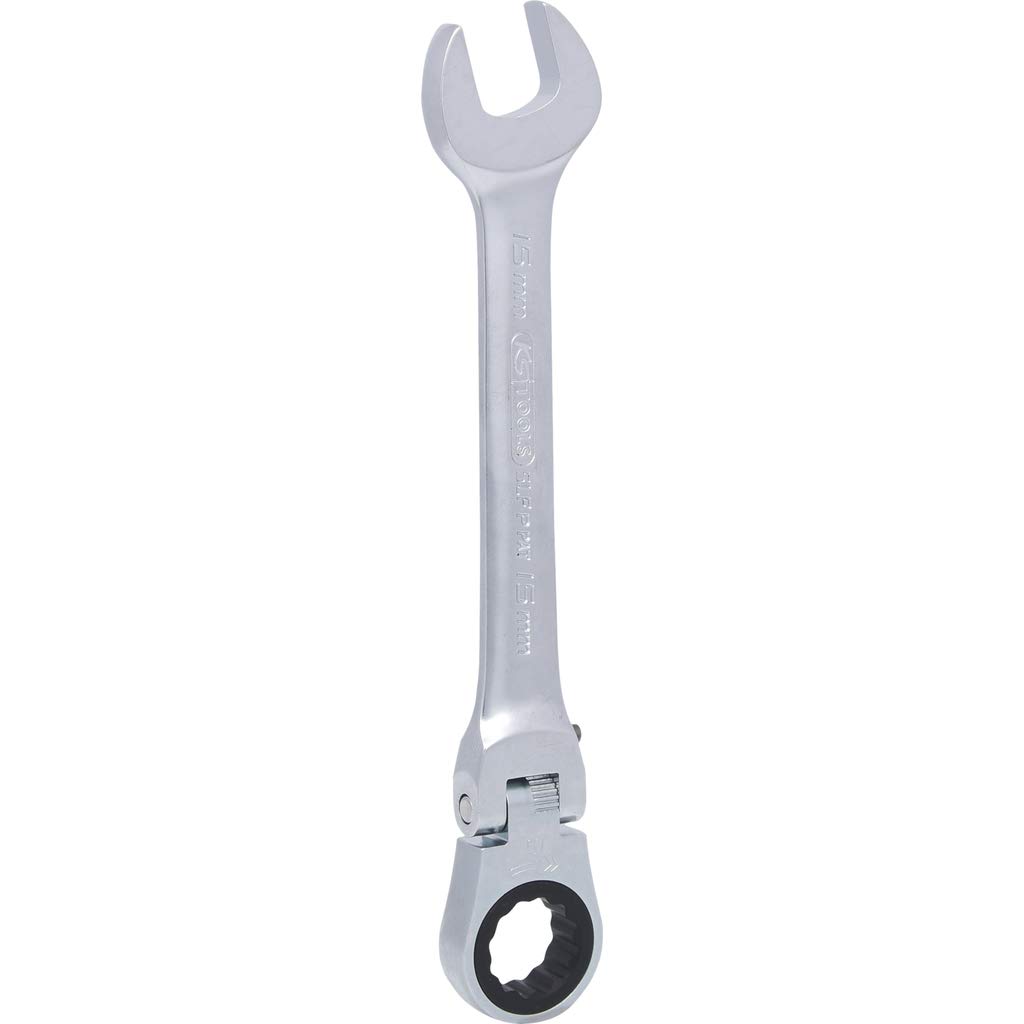 Clé mixte à cliquet Ks Tools 15 mm pour vos chantiers de rénovation auto