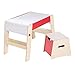 roba-kids- Mesa de Dibujo con Taburete contenedor, Multicolor (Roba Baumann 3151)