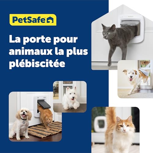 PetSafe Microchip Cat Door, Exterior or Interior Pet Door - Multi-User RFID Access Up to 40 Pets, 4-Way Locking, Weatherproof, DIY Easy Install, Hardware Kit; Privacy for Cat Litter Box or Pet Feeder by PetSafe - Image 7