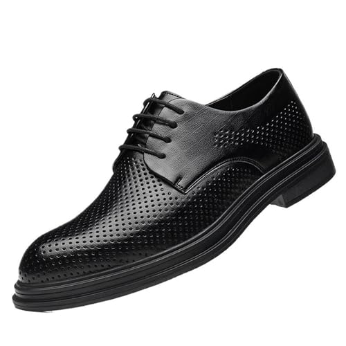 Leather Lace Up Oxford Shoes for Men Stylish and Comfortable Perfect for Business and Special Events