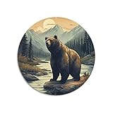 Photo Gallery toppacific targa rotonda in metallo vintage con orso, targa in metallo nostalgico, decorazione per la casa per club, bar, giardino, cucina, ristorante, garage, 30,5 x 30,5 cm (262) Photo Gallery toppacific targa rotonda in metallo vintage con orso, targa in metallo nostalgico, decorazione per la casa per club, bar, giardino, cucina, ristorante, garage, 30,5 x 30,5 cm (262)