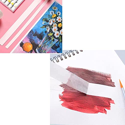 Zo.yehaa Masking Tape 1 Inch X 55 Yards X 2 Rolls, White Painters Tape General Purpose Tape For Arts Diy Crafts Painting Labeling Decoration School Projects Home Office, #TOP2