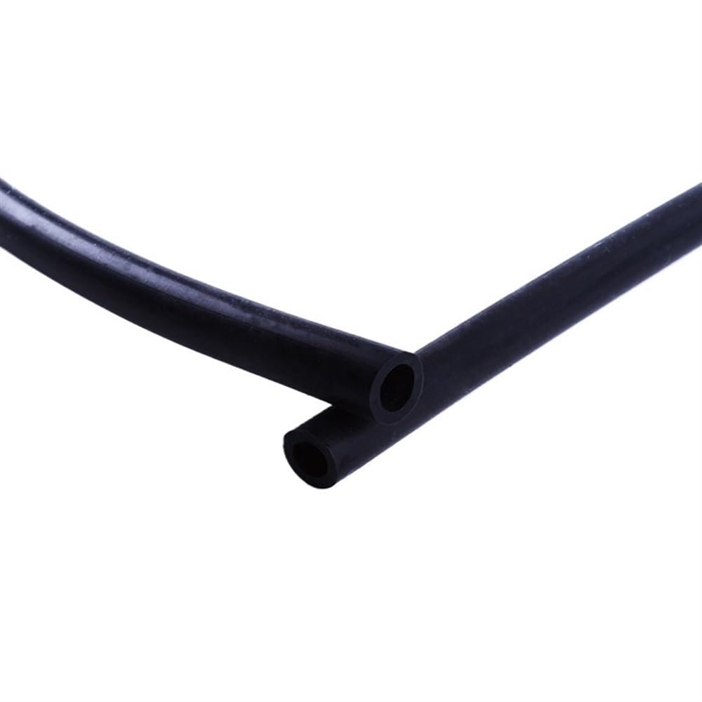 Tuyau en caoutchouc souple flexible noir de 1 mètre de longueur, diamètre intérieur 1 mm, 2 mm, 3 mm, 4 mm, 5 mm, 6 mm, 7 mm, tube en silicone for pompe à air d'aquarium(12x18mm)