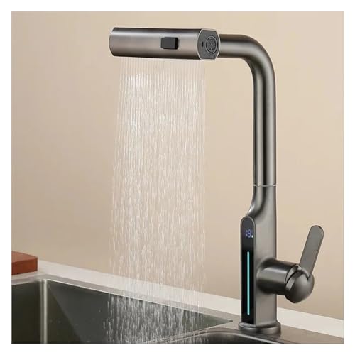 Robinet de cuisine contemporain blanc pour évier familial - 3