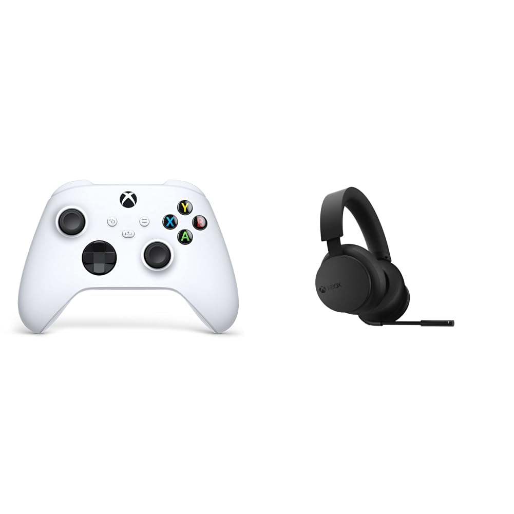 Xbox Controller Wireless - Robot White One, Series X|S, Windows 10/11, Android, iOS Cuffie Wireless Series X|S, One e dispositivi Windows