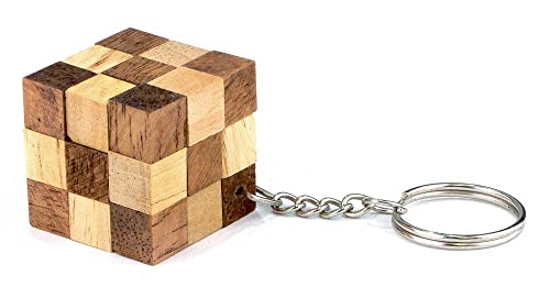 Misure del gioco: 3 x 3 x 3 cm. Scatolina della SERIE LEONARDO DA VINCI: 7 x 7 x 7 cm