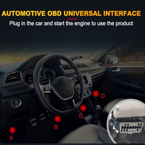 MICMXMO OBD2 Scanner Live Data Professional Mechanic Enhanced Check Engine Code Reader with Charging