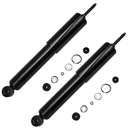 Image of Detroit Axle - 2 Front Shock Absorbers for 2004-2012 Chevy Colorado GMC Canyon Driver & Passenger Side Complete Shock Absorber Assembly 2005 2006 2007 2008 2009 2010 2011 Replacement
