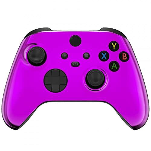 Image of MODDEDZONE Custom Wireless UNMODDED Controller for Xbox One S /X and PC - Exclusive and Unique Designs - The Perfect Gaming Gift for Enthusiasts Chrome Purple