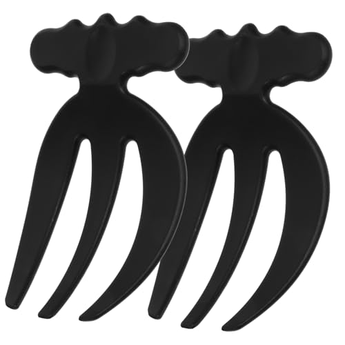 Mikinona Data Forchette per Insalata Artiglio e Mani di Insalata in Plastica Riutilizzabili Utensili Multifunzionali Frutta e Verdure Set da 2 Pezzi per Uso Quotidiano in Cucina