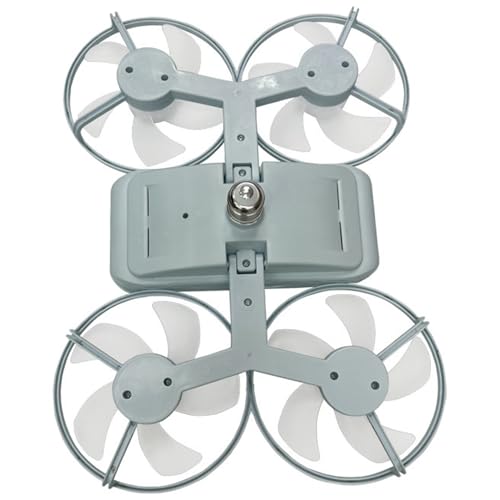 Ventilador de techo con luces de diseño drone y sistema de iluminación regulable E27 2