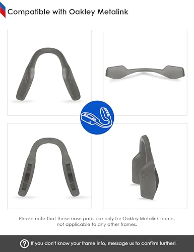 Image of BLAZERBUCK Replacement Nose Piece Nose Pads for Oakley Metalink OX8153 Eyeglasses