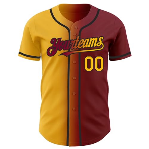 Custom Black Baseball Jersey Women Men Youth, Printed Stitched Personalized Name Number Logo Baseball Uniform Baseball Shirt miniatura 2