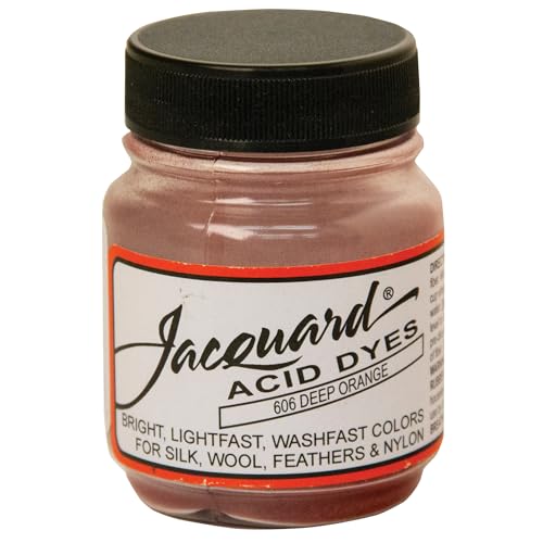 Jacquard Acid Dye 1/2oz Jar Deep Orange