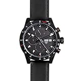 vfb fußballspiel Motiv: Wappen VfB Stuttgart VfB Stuttgart Chronograph 1893 Mattschwarz Armbanduhr Uhr - Plus Lesezeichen Wir lieben Fußball