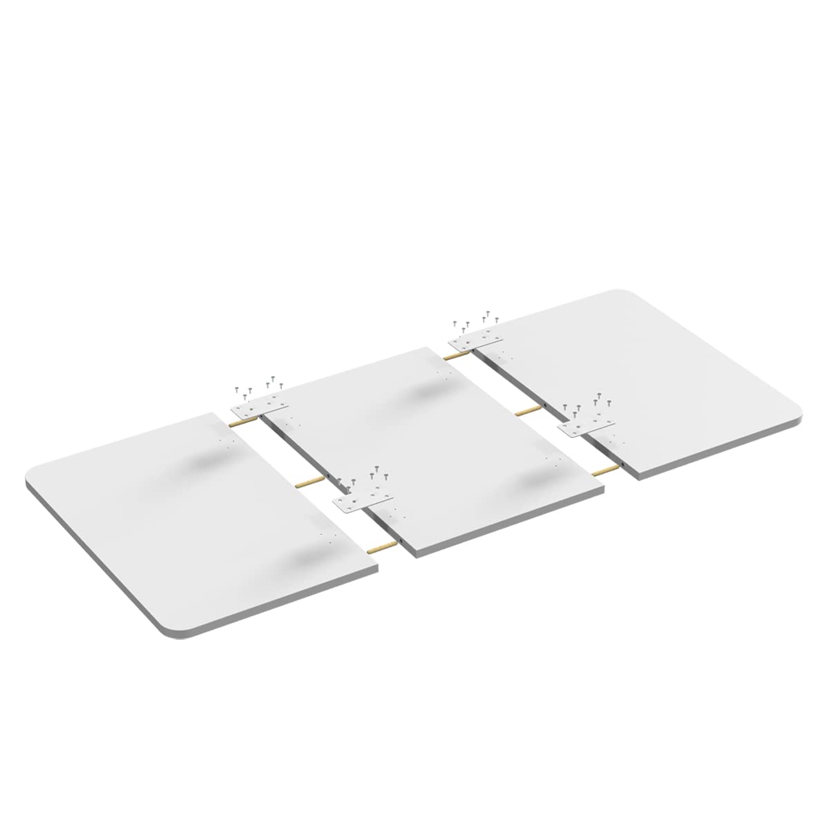 LogiLink EO0038 Plateau en Bois 3 Parties 1200 x 600 x 18 mm Blanc