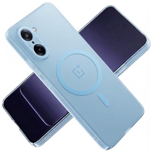 Image of DIZORO Matte Case for Oneplus Nord Ce5 Compatible with MagSafe, Camera Lens Full Protection, Shockproof Translucent Frosted TPU Soft Phone Cover, Anti-Fingerprint (Sierra)