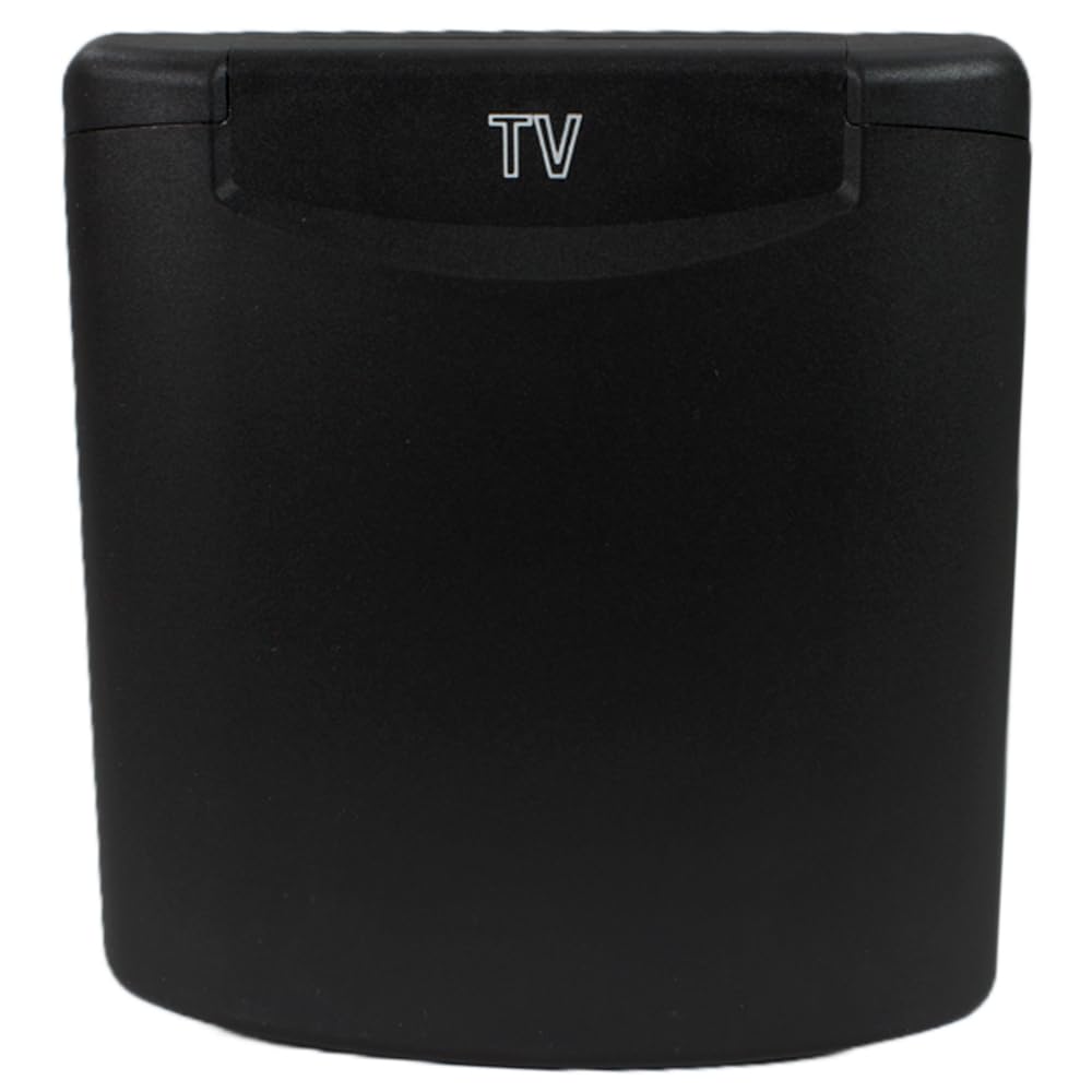 ABL Außensteckdose Wohnmobil/Boot: USB-A/C, Antenne, Schuko - 130x145mm, Schwarz, IP54, Made in Germany. Für Van & Wohnwagen