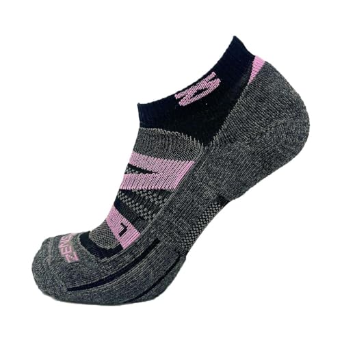 Image of Zensah Wool Running Socks - Soft Cushioned Merino Wool, Moisture Wicking, Anti-Blister - Athletic Socks, Trail Socks