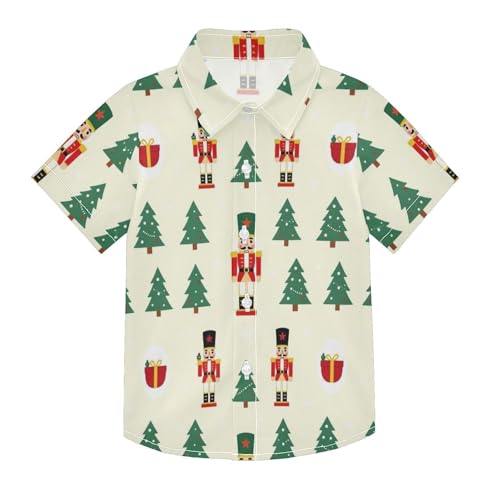 Chemise de Noël casse-noisette enfant : le look parfait pour le réveillon en famille