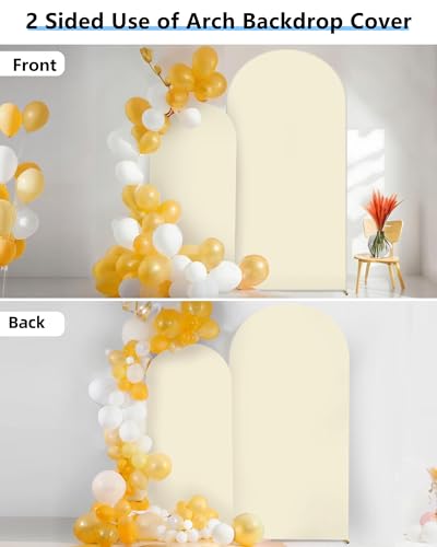 Cubierta Beige para Arco Hemmotop 7.2 y 6 ft Spandex miniatura 6