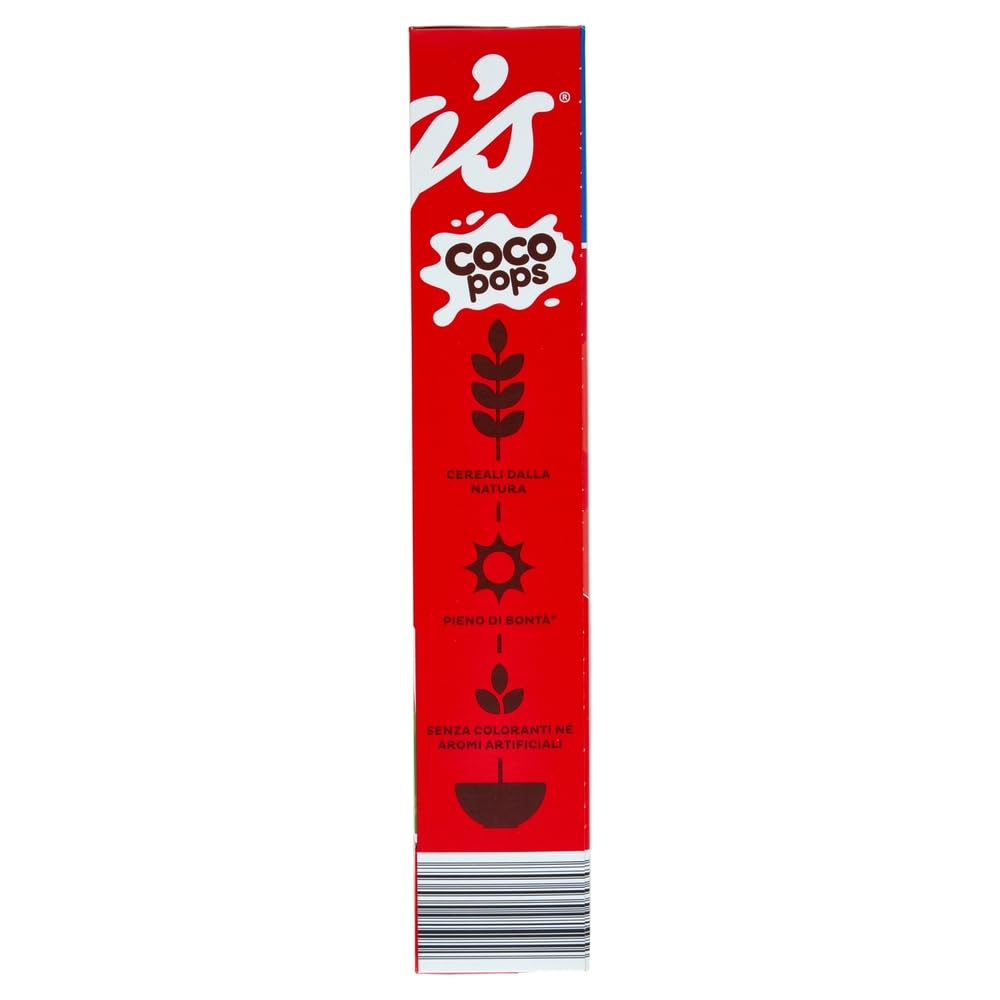 12x Coco Pops Palline, Knuspriges Schokoladenmüsli/Geröstete Kakao-Maisbällchen mit Schokolade/Perfekt für ein leckeres Frühstück 330g + Beni Culinari Kostenloser Schlüsselanhänger