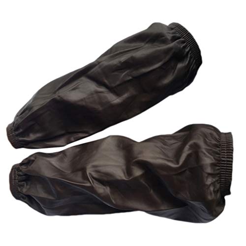 MAXBELL Waterproof Leather Oversleeves Protector Arm Sleeve Covers for Worker Coffee