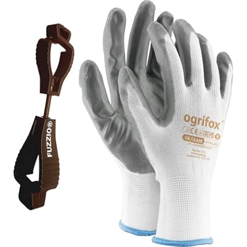 24 pares de guantes de trabajo FUZZIO Ogrifox Nitrilo Cover