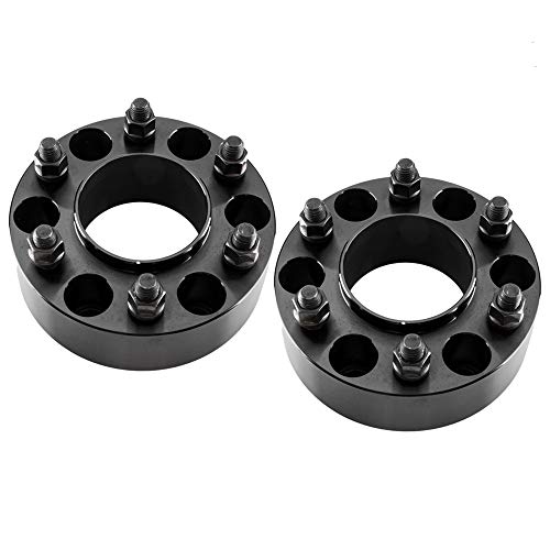 TRIBLE SIX 2Pcs 2'' 50mm Thick Hubcentric Wheel Adapters 6x135mm Wheel Spacers 87.1mm CB with 14x2 Studs Replacement for 2004-2014 Expedition F150 Lincoln Navigator