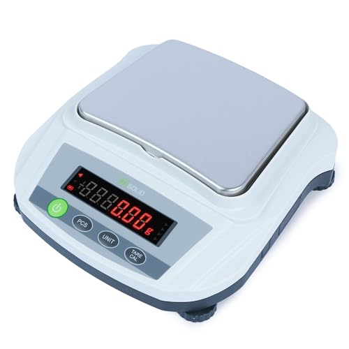 U.S. Solid Digital Lab Scale 2000g/4.4lb x 0.01g – Precision Analytical Balance Kitchen Jewelry Scientific Weighing – AC/DC Power
