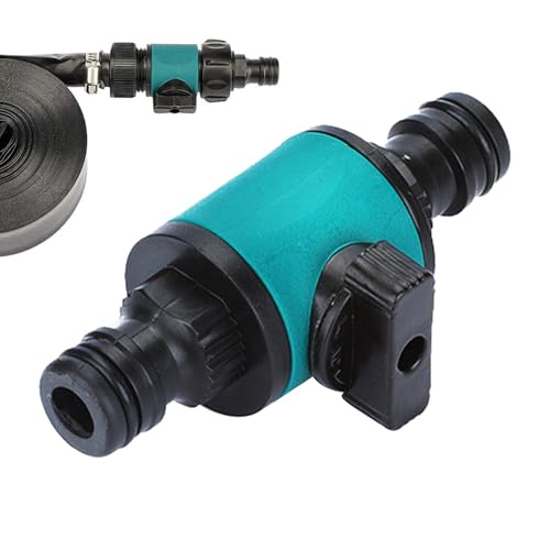 ガーデンホーススプリッター、蛇口 ホース分岐コネクター、水道管 ジョイント、散水 コネクター、配管継手、ホースコネクター ストップ付き、水道ホース ジョイント、ガーデニング、灌漑、洗車用