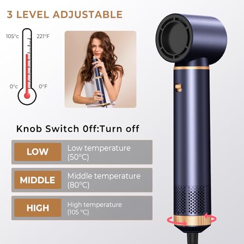Image of Hair Dryer Brush 5 in 1, Blow Dryer Brush Set with Air Curler Wrap Hair Styler, Negative Ionic Blow Dry Brush, Detachable Hair Tool for Curling, Volumizer,Straightener,Drying