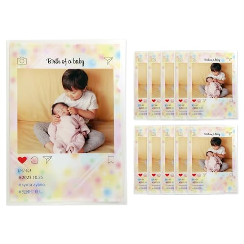 NAt@C ƋLO LO i   ty v[g Z q 搶 Mtg 싅 TbJ[ IWi Instagram  CX^ A4TCY NAt@C 30Zbg [Tr3204] (pXe, 10)