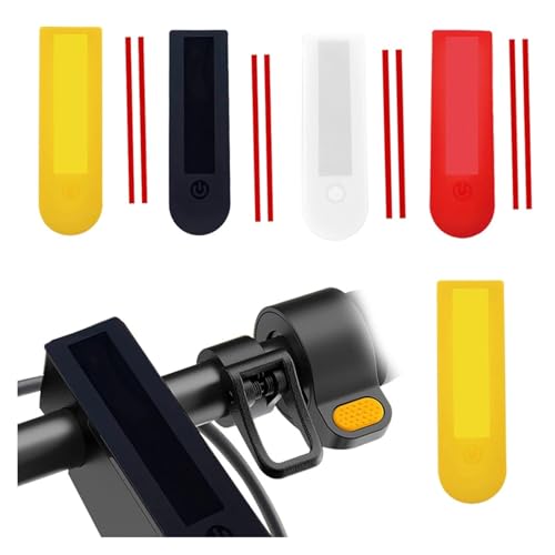 Housse protection tableau bord scooter couleur jaune pour Ninebot
