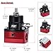 PQY Adjustable EFI Fuel Pressure Regulator Kit 3-70PSI with AN8 Feed Port and AN6 Return Port (red+black)