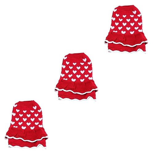 Robe de Noël pour chien : le pull tricot rouge des soirées d'hiver - 2