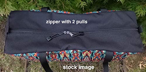 Bolso tote suave con cremallera para racks de mahjong miniatura 4