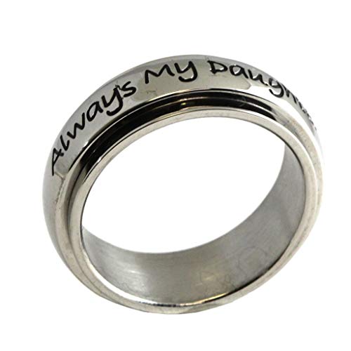 Rush Industries Always My Daughter Now My Friend Spinner Ring - Mother Daughter Spinner Ring - Mother Daughter Gifts