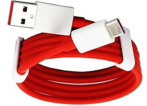 Image of LGOC Original 65W Fast Charging USB Type C Cable For OnePlus Nord 9Rt /2 /9 / 9R / 9 Pro (OnePlus USB To C Cable),Red