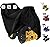 FLYMEI Outdoors Snow Blower Cover-600D Heavy Duty Polyester, Waterproof, UV Protection, Universal Size for Most Electric Two Stage Snow Blowers 47" L x 31" W x 37" H
