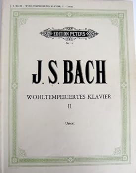 Unknown Binding Wohltemperiertes Klavier II UR text (Nr. 1b) Book