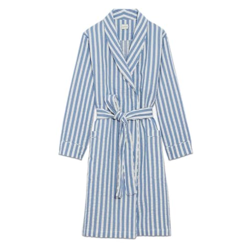 Unisex Striped Lightweight Robe