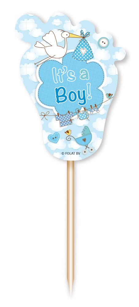 Folat 63634 Birth Party Pickers It’s a boy, Blue