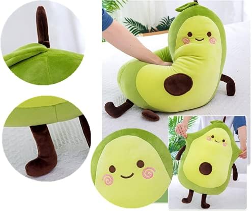 Tikwisdom alligator pear,Green avocado, simulation avocado plush toy, doll sleeping pillow - Image 4
